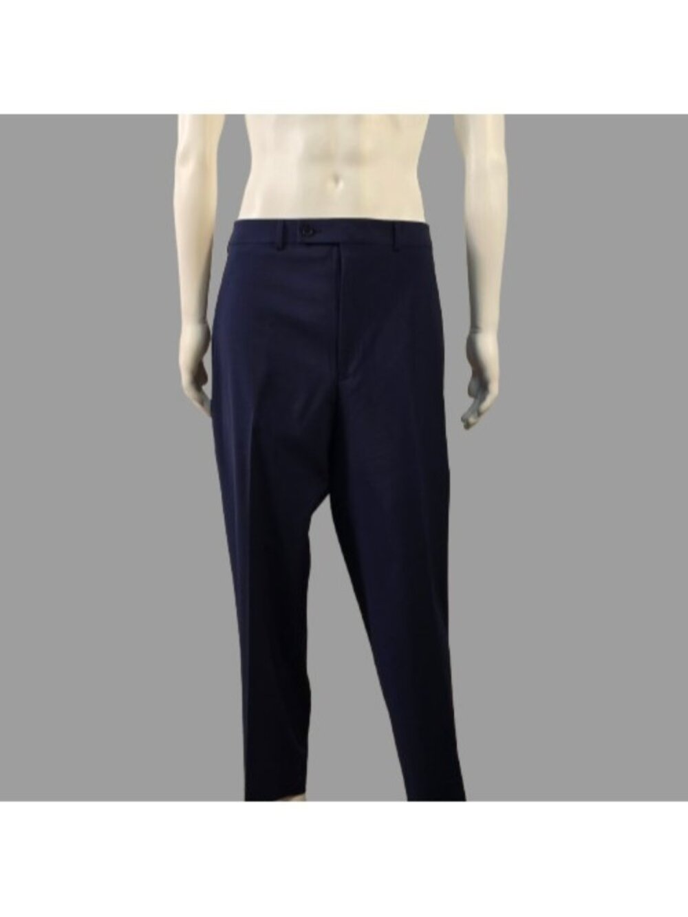 Claiborne Mens Blue Wool Blend Dress Pant Trousers Slacks 44 x 26